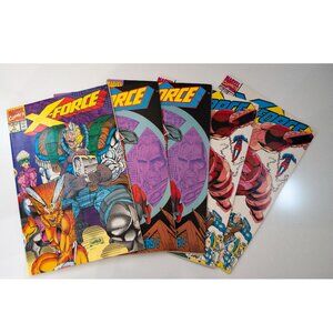 Lot X-Force Comic Books 1 2 3 Marvel 1991 Run Deadpool Juggernaut 90s 1990s X
